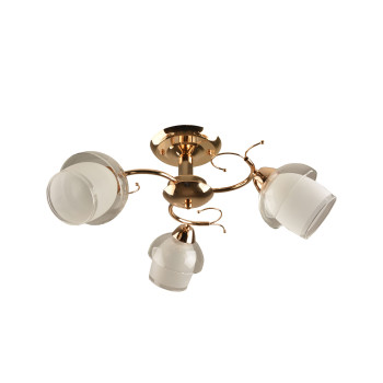 Klausen Rosy PL3 arany-fehér mennyezeti lámpa (KL100036) E27 3 izzós IP20