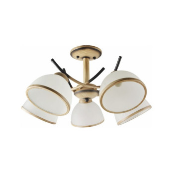 Klausen Rusty 5 natúr-fekete mennyezeti lámpa (LY-3412) E27 5 izzós IP20