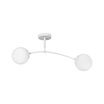 Klausen Sefora PL2 fehér mennyezeti lámpa (KL100063) E27 2 izzós IP20