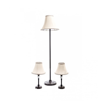 Klausen Set Viper barna-bézs asztali és állólámpa szett (LY-4026) E27 1 izzós IP20