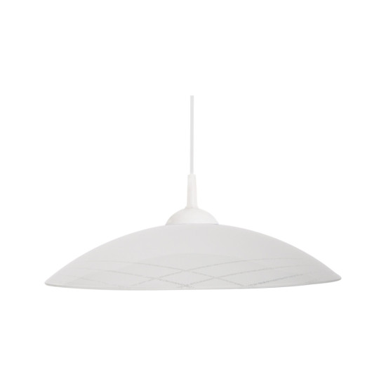 Klausen Simple 40 fehér-króm függesztett lámpa (LY-6023) E27 2 izzós IP20