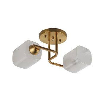 Klausen Sly PL2 réz mennyezeti lámpa (KL100082) E27 2 izzós IP20