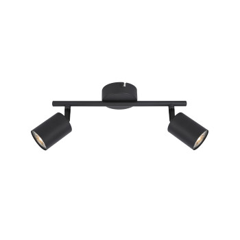 Klausen Spike 2 fekete mennyezeti spotlámpa (KL162012) GU10 2 izzós IP20