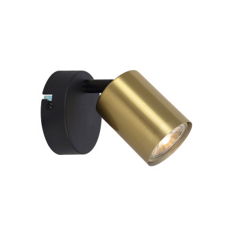 Klausen Spike AP1 fekete-arany fali spotlámpa (KL161014) GU10 1 izzós IP20