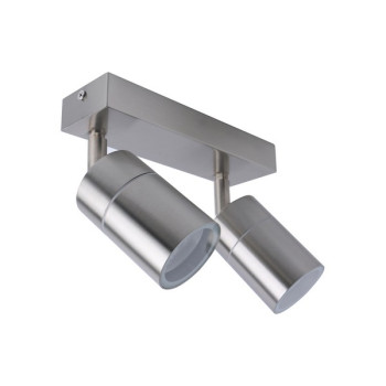 Klausen Strong 2 króm kültéri mennyezeti lámpa (KL132004) GU10 2 izzós IP44