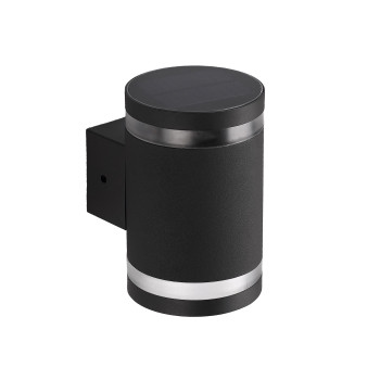 Klausen Sunrise szürke LED kültéri napelemes fali lámpa (KL190002) LED 1 izzós IP44