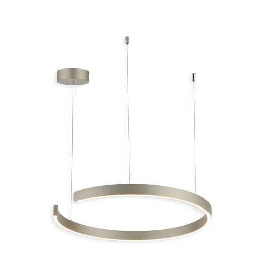 Klausen Theia SP1 ezüst LED függesztett lámpa (KL142082) LED 1 izzós IP20