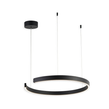 Klausen Theia SP1 fekete LED függesztett lámpa (KL142083) LED 1 izzós IP20