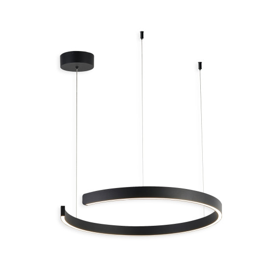 Klausen Theia SP1 fekete LED függesztett lámpa (KL142083) LED 1 izzós IP20