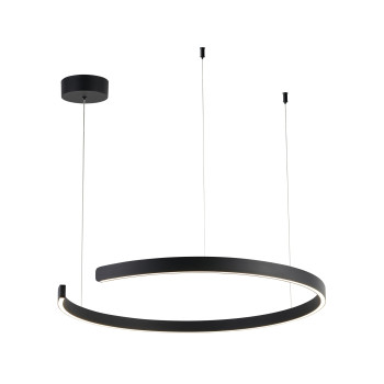 Klausen Theia SP1 fekete LED függesztett lámpa (KL142085) LED 1 izzós IP20