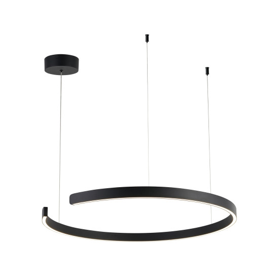 Klausen Theia SP1 fekete LED függesztett lámpa (KL142085) LED 1 izzós IP20