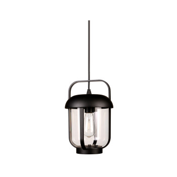 Klausen Tolson 7 fekete kültéri függesztett lámpa (KL137004) E27 1 izzós IP44