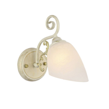 Klausen Trieste AP1 fehér-arany falikar (KL6186) E27 1 izzós IP20