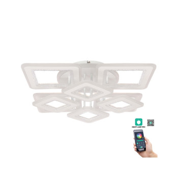 Klausen Trigos PL8 fehér LED mennyezeti lámpa (KL151047) LED 1 izzós IP20