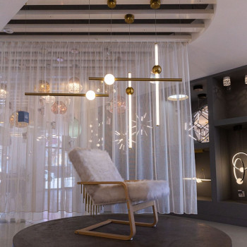 Klausen Veros W arany LED függesztett lámpa (142021) LED 1 izzós IP20