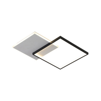 Klausen Vertis PL2 fekete-fehér LED mennyezeti lámpa (KL151088) LED 1 izzós IP20