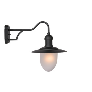 Lucide Aruba fekete-fehér kültéri fali lámpa (LUC-11871/01/30) E27 1 izzós IP44