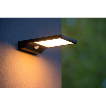 Lucide Basic fekete LED kültéri fali lámpa (LUC-22862/04/30) LED 1 izzós IP44