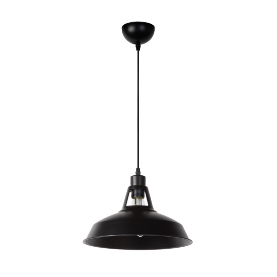 Lucide Brassy fekete függesztett lámpa (LUC-43401/31/30) E27 1 izzós IP20