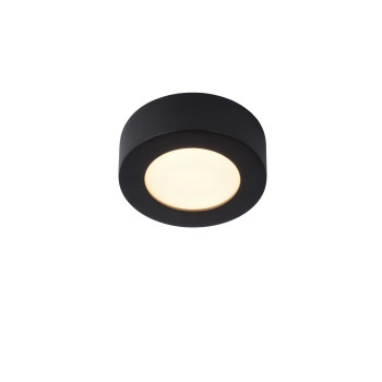 Lucide Brice fekete LED fürdőszobai mennyezeti lámpa (LUC-28116/11/30) LED 1 izzós IP44