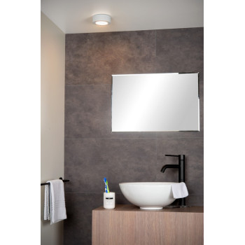 Lucide Brice fehér LED fürdőszobai mennyezeti lámpa (LUC-28116/11/31) LED 1 izzós IP44
