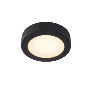 Lucide Brice fekete LED fürdőszobai mennyezeti lámpa (LUC-28116/18/30) LED 1 izzós IP44