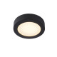 Lucide Brice fekete LED fürdőszobai mennyezeti lámpa (LUC-28116/18/30) LED 1 izzós IP44