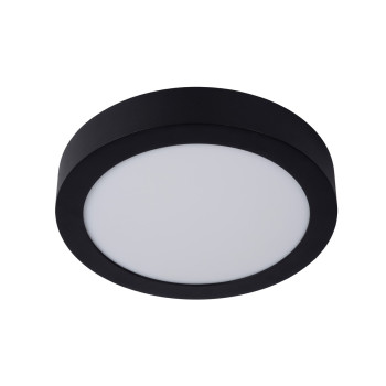 Lucide Brice fekete LED fürdőszobai mennyezeti lámpa (LUC-28116/24/30) LED 1 izzós IP44