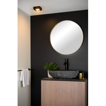 Lucide Brice fekete LED fürdőszobai mennyezeti lámpa (LUC-28117/11/30) LED 1 izzós IP44