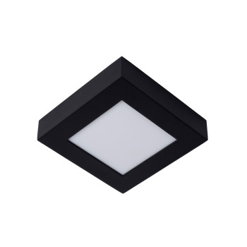 Lucide Brice fekete LED fürdőszobai mennyezeti lámpa (LUC-28117/17/30) LED 1 izzós IP44