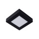 Lucide Brice fekete LED fürdőszobai mennyezeti lámpa (LUC-28117/17/30) LED 1 izzós IP44