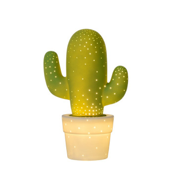 Lucide Cactus zöld asztali lámpa (LUC-13513/01/33) E14 1 izzós IP20
