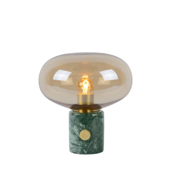 Lucide Charlize borostyán-zöld asztali lámpa (LUC-03520/01/62) E27 1 izzós IP20