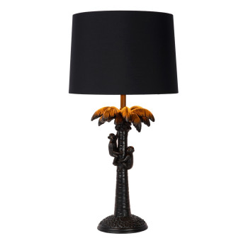 Lucide Coconut fekete asztali lámpa (LUC-10505/81/30) E27 1 izzós IP20