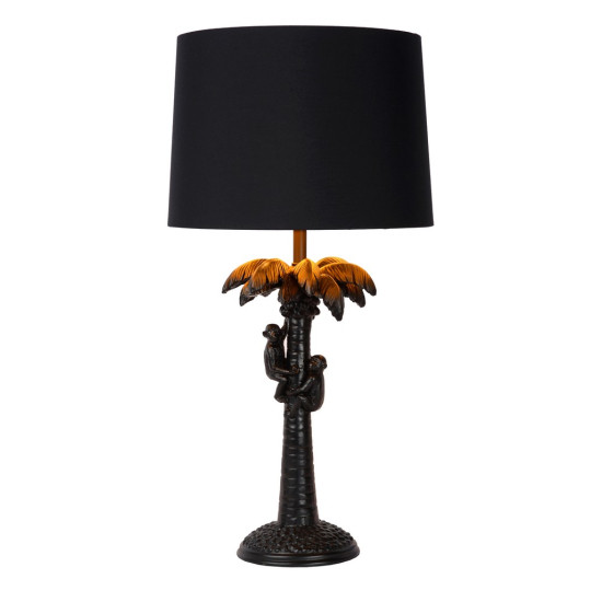 Lucide Coconut fekete asztali lámpa (LUC-10505/81/30) E27 1 izzós IP20