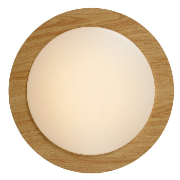 Lucide Dimy barna-fehér LED fürdőszobai mennyezeti lámpa (LUC-79179/12/72) LED 1 izzós IP21