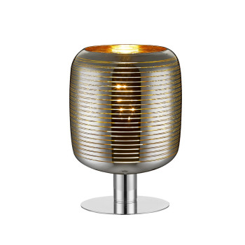 Lucide Eryn króm-arany asztali lámpa (LUC-70583/01/11) E27 1 izzós IP20