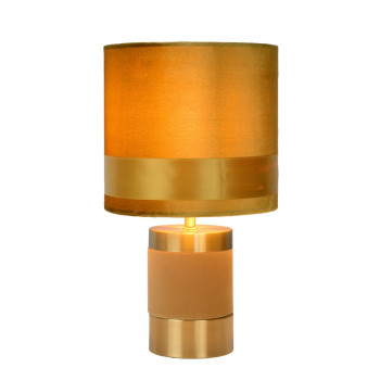 Lucide Frizzle okkersárga-arany asztali lámpa (LUC-10500/81/34) E14 1 izzós IP20