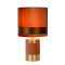Lucide Frizzle barna-arany asztali lámpa (LUC-10500/81/43) E14 1 izzós IP20