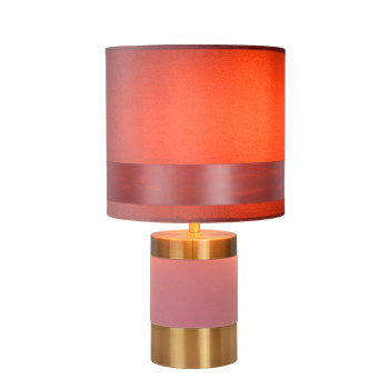 Lucide Frizzle pink-arany asztali lámpa (LUC-10500/81/66) E14 1 izzós IP20
