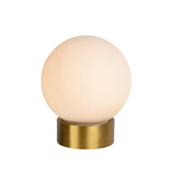 Lucide Jorit opál-arany asztali lámpa (LUC-45563/20/61) E27 1 izzós IP20