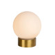 Lucide Jorit opál-arany asztali lámpa (LUC-45563/20/61) E27 1 izzós IP20
