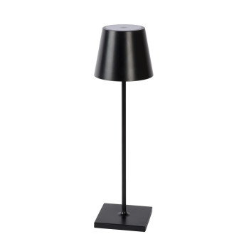 Lucide Justin fekete LED kültéri hordozható asztali lámpa (LUC-27888/04/30) LED 1 izzós IP54