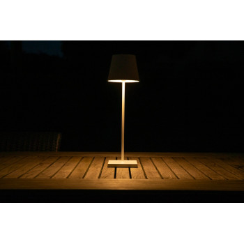 Lucide Justin fehér LED kültéri hordozható asztali lámpa (LUC-27888/04/31) LED 1 izzós IP54