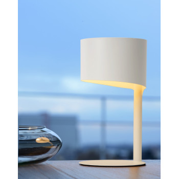 Lucide Knulle fehér asztali lámpa (LUC-45504/01/31) E14 1 izzós IP20