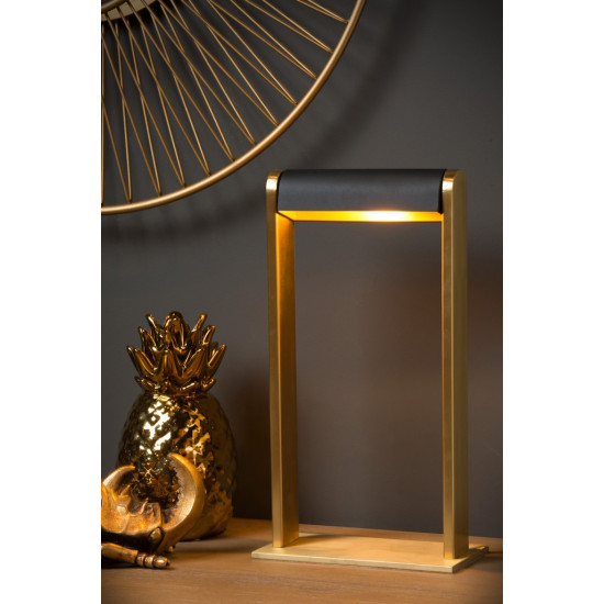 Lucide Loras arany-fekete asztali lámpa (LUC-30500/01/02) G9 1 izzós IP20
