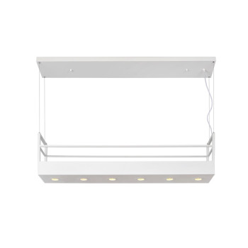 Lucide Miravelle fehér konyhai függesztett lámpa (LUC-21427/06/31) GU10 6 izzós IP20