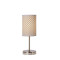 Lucide Moda fehér-króm asztali lámpa (LUC-08500/81/31) E27 1 izzós IP20
