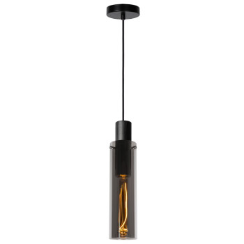 Lucide Orlando füstszürke-fekete függesztett lámpa (LUC-74404/01/65) E27 1 izzós IP20