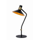 Lucide Pepijn fekete-arany asztali lámpa (LUC-05528/01/30) E14 1 izzós IP20